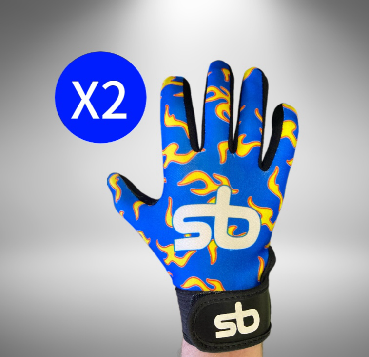 SB Originals “Flame Print” Gaelic Gloves x2