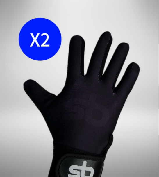 SB “All Black” Gaelic Gloves x2